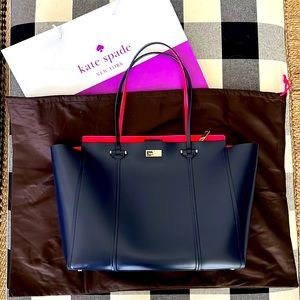 Kate Spade Leather Briefcase/Laptop Tote